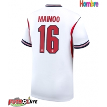 Camiseta Inglaterra Kobbie Mainoo #16 Primera Equipación Mundial 2026 manga corta